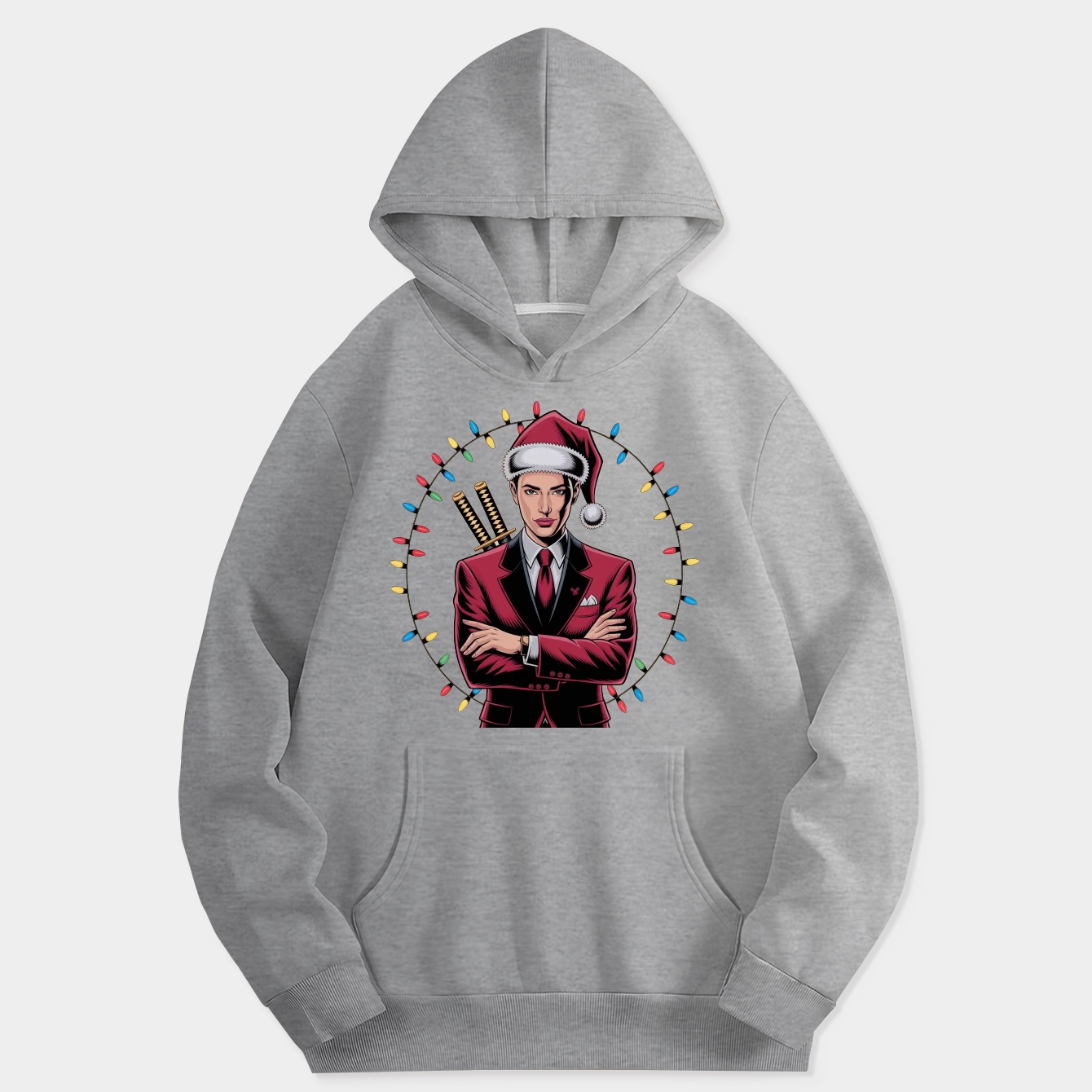 Christmas with Deadpool Women's Hoodie
