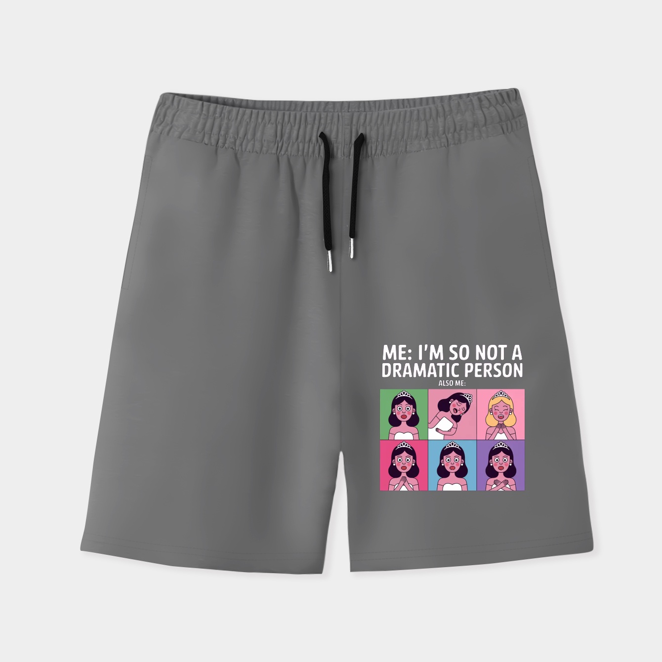 Princess Drama Meme Men's Quick-Dry Athletic Shorts