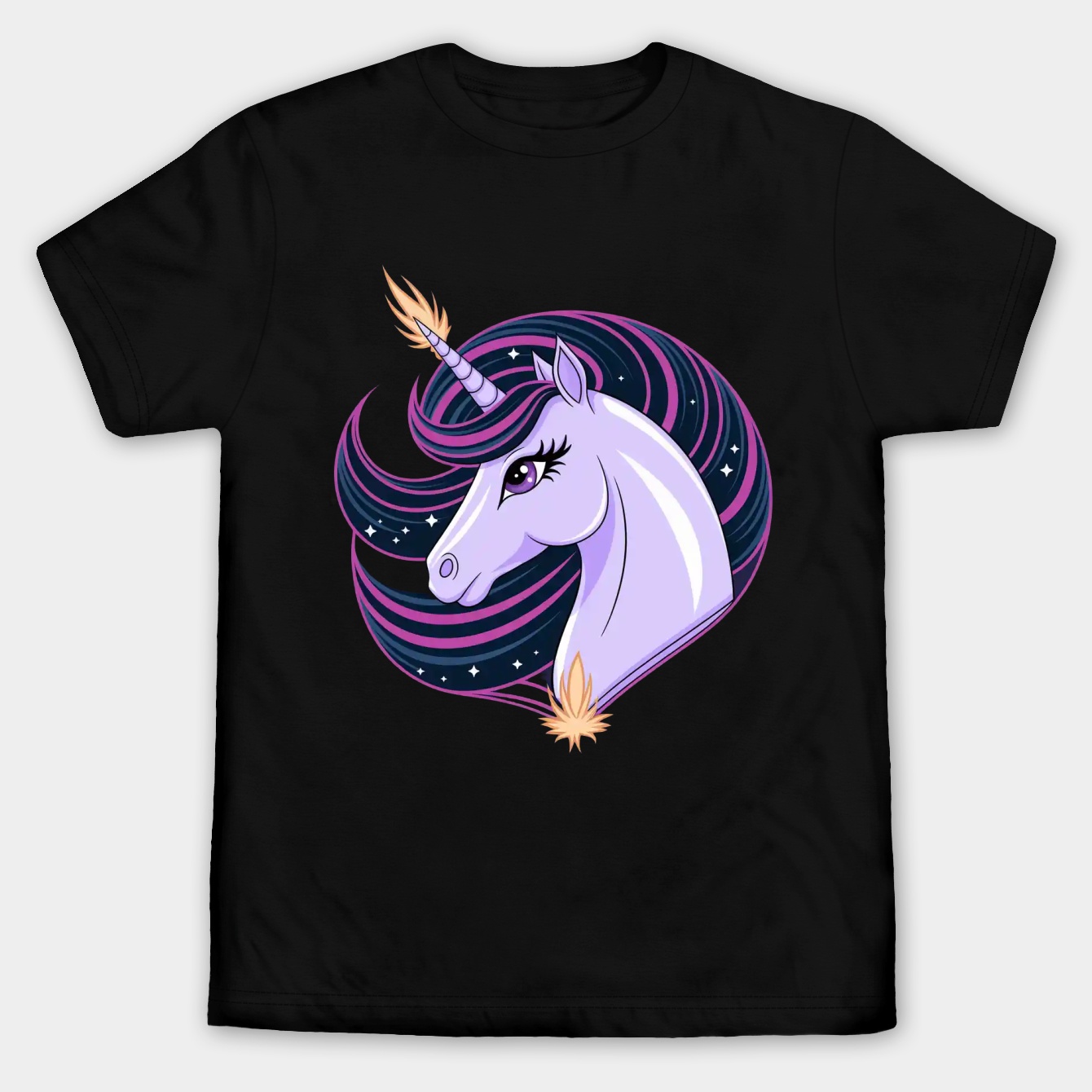 Princess Twilight Magic Night Men's Big & Tall T-shirt