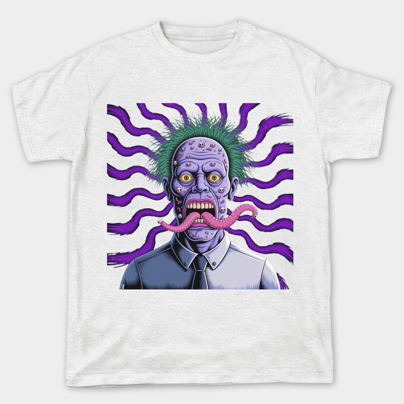 Monster Ghost Creature Portrait Women's Plus Size T-shirt