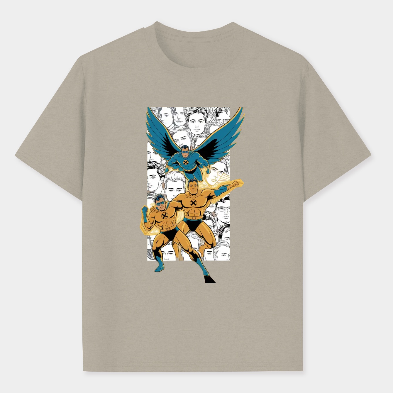 X-Men Classic Comic Heroes Men's Performance Athletic T-Shirt