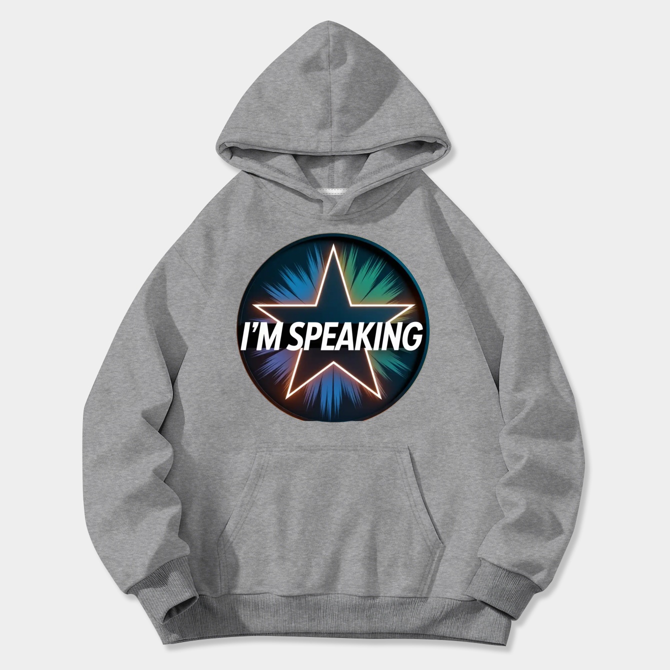 I'm Speaking Bold Statement Women's Plus Size Hoodie