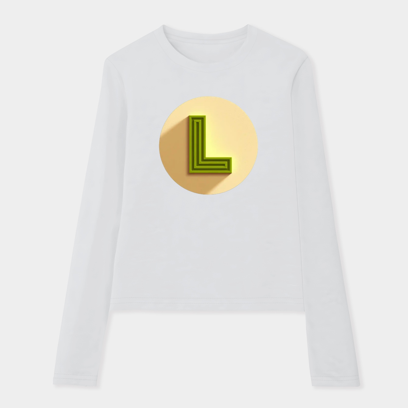 Luigi Circle Icon Women's Soft Long Sleeve T-Shirt