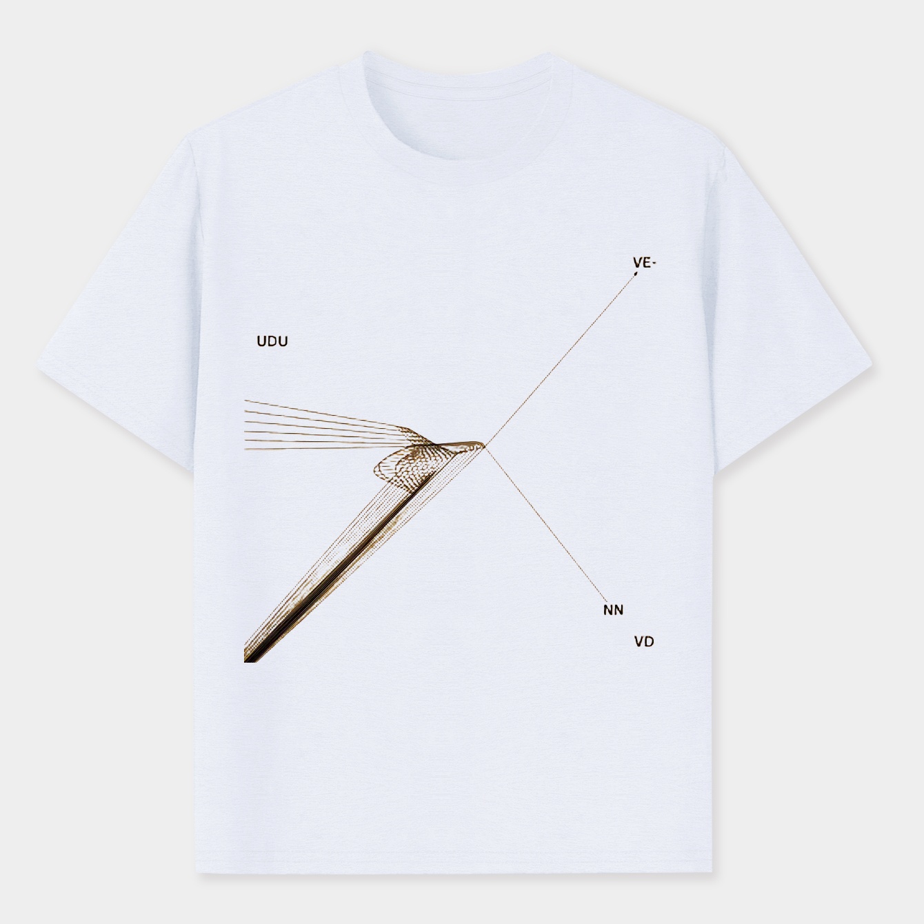 Feynman Diagram Particle Interaction Men's Performance Athletic T-Shirt