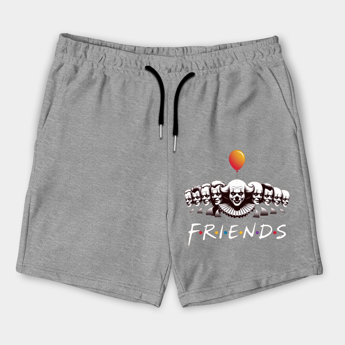 Horror icons parodying Friends TV show.