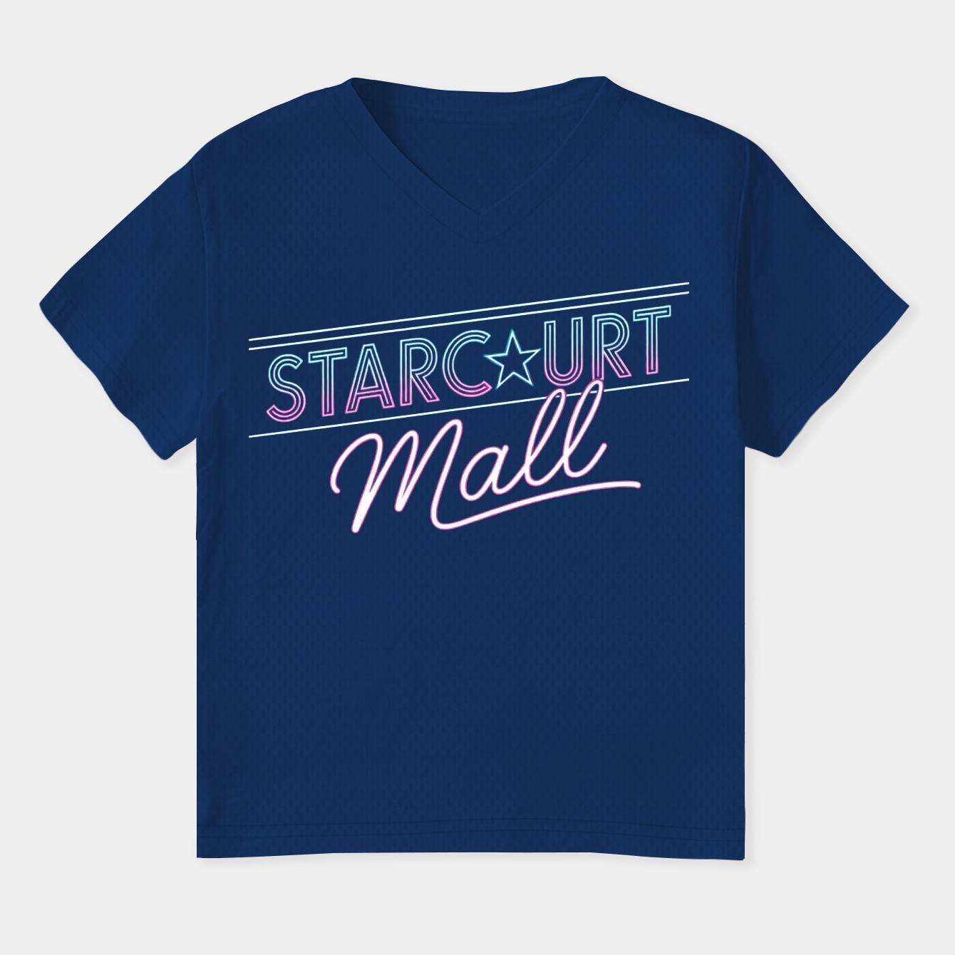 Starcourt Mall Stranger Things Women's Plus Size V-Neck T-Shirt