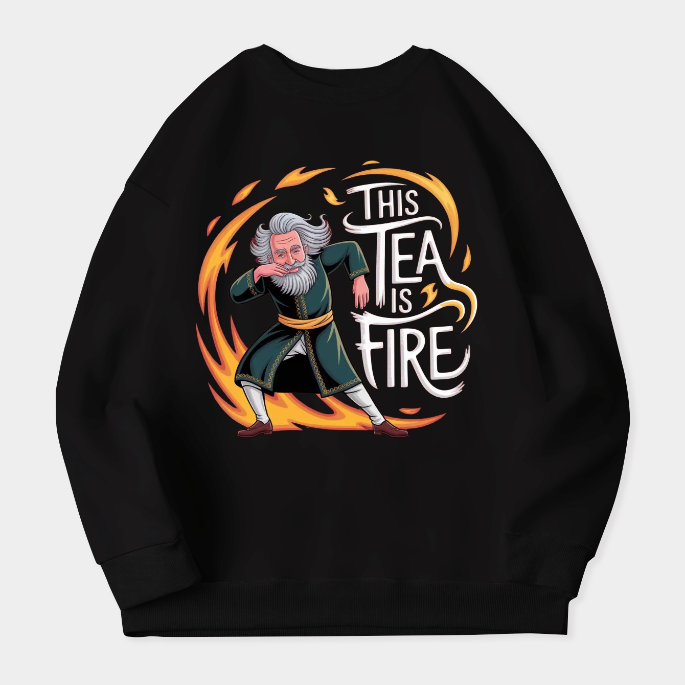 This Tea Is Fire Women's Crewneck Sweatshirt
