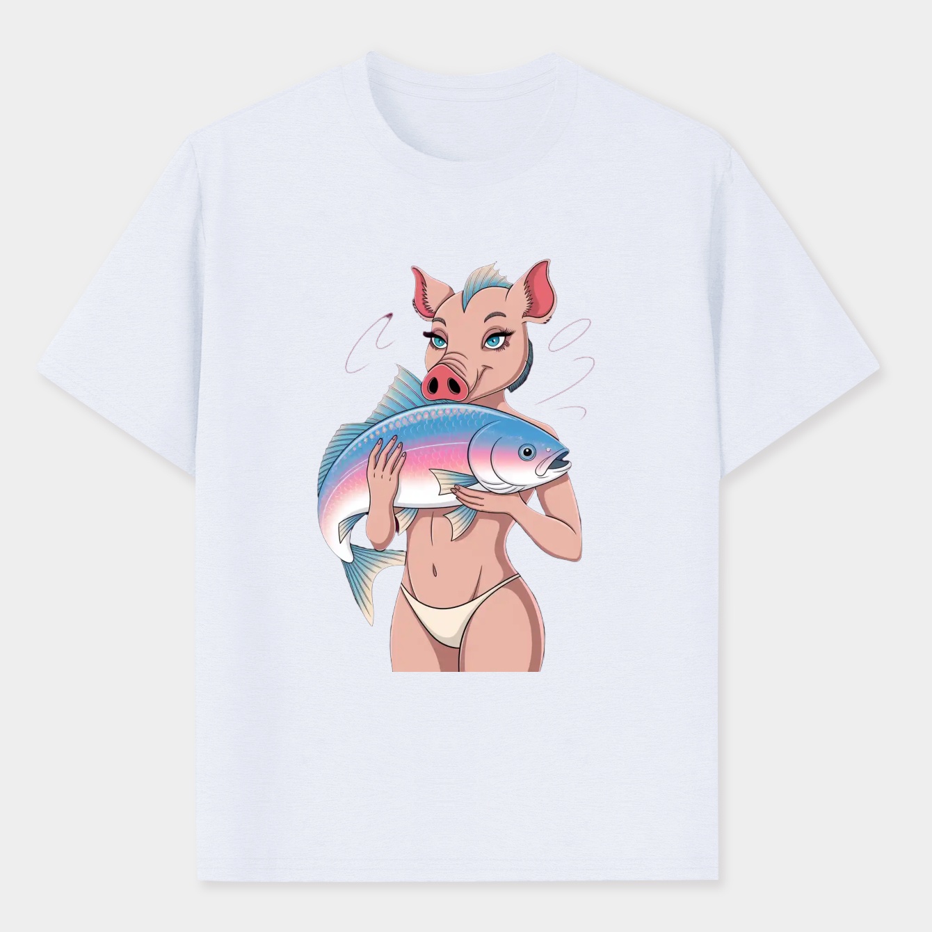 Inosuke Catch A Fish Men's Performance Athletic T-Shirt