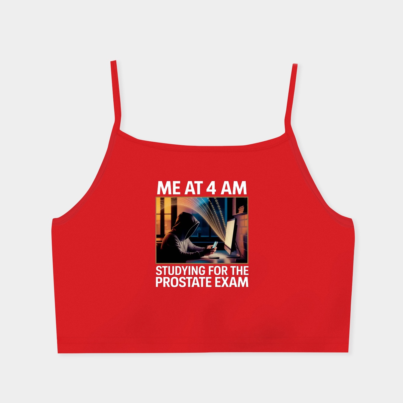 PROSTATE EXAM Women's  Spaghetti Strap Tank Top