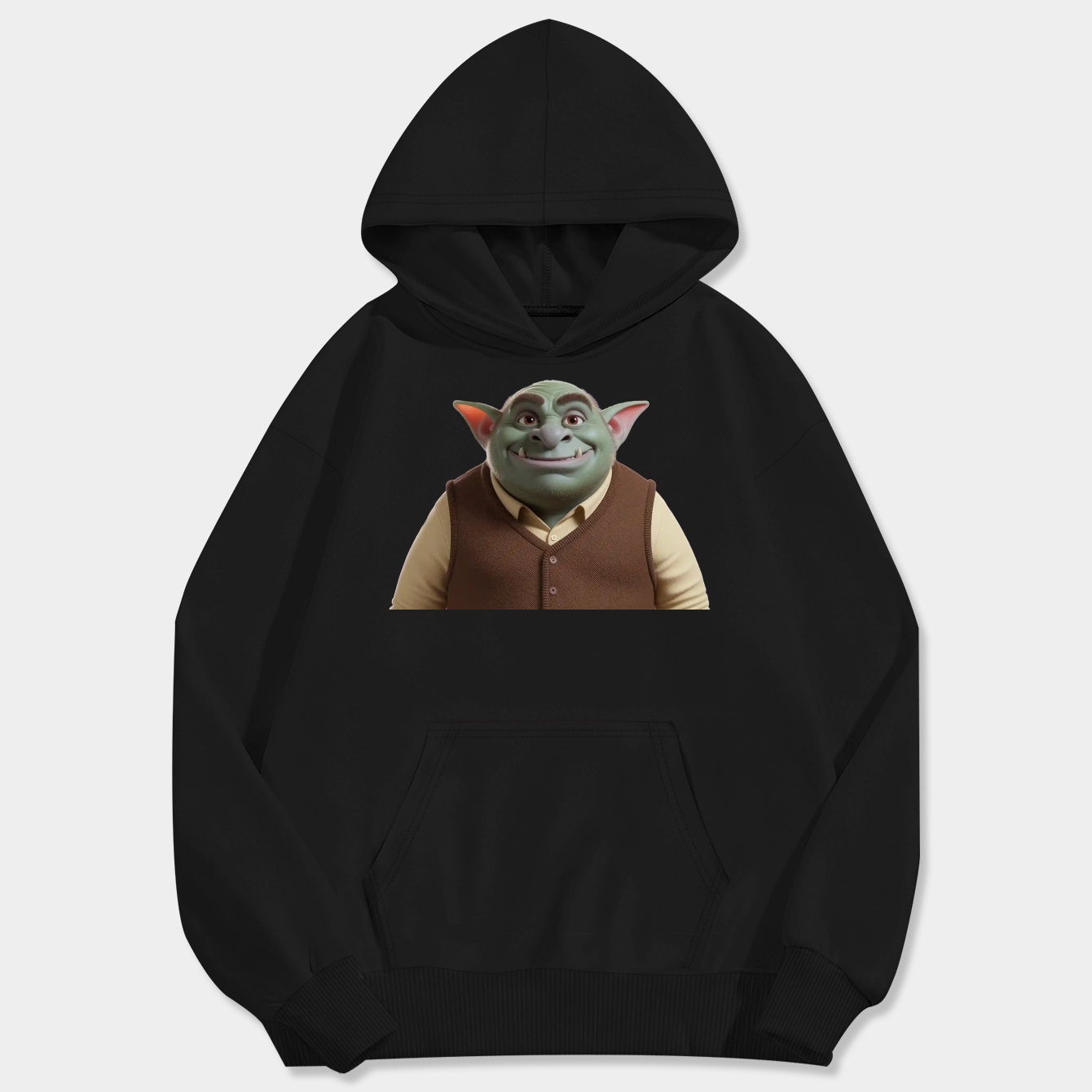 shrek meme Men's Big & Tall Hoodie