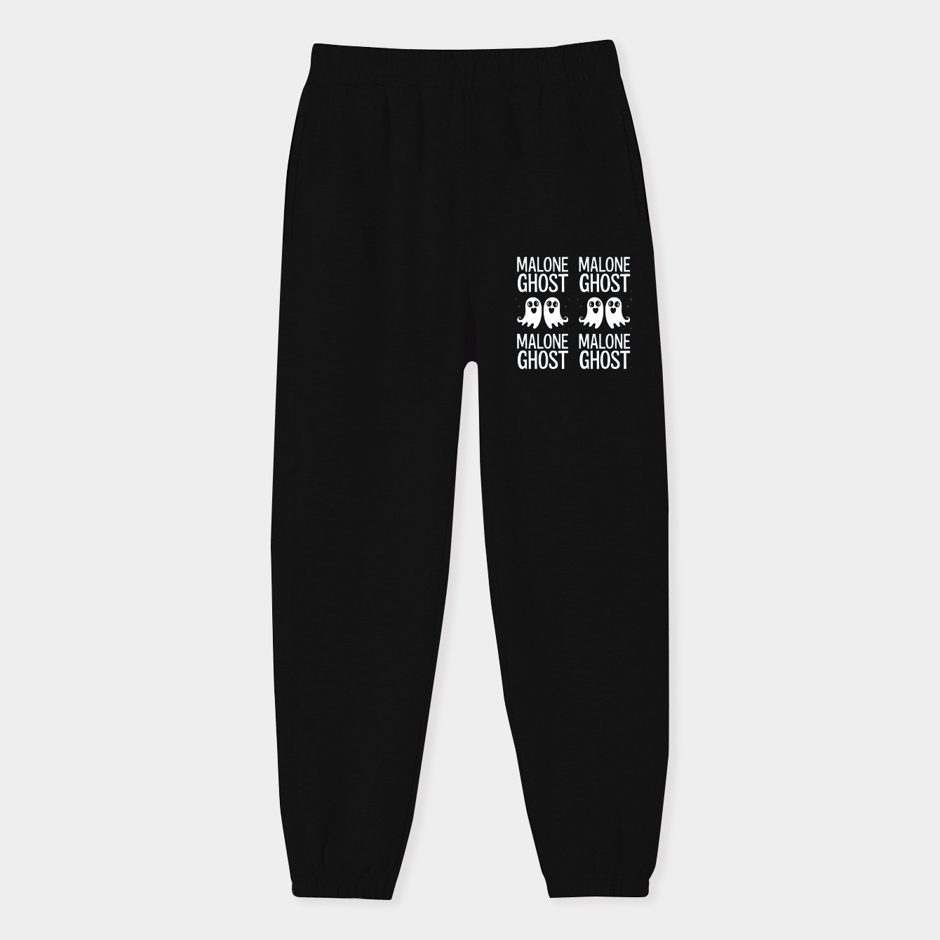 ghost malone spooky funny Women's Sweatpants