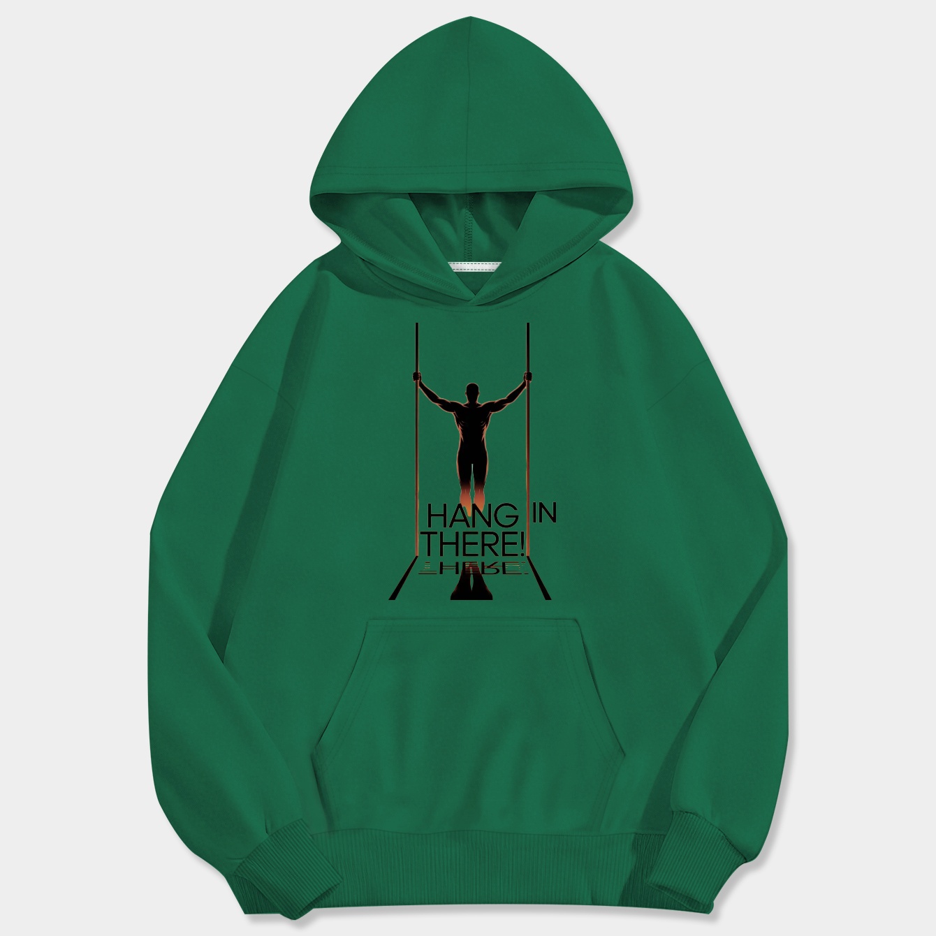 Hang in there Severance poster Reverse Alpha Men's Big & Tall Hoodie