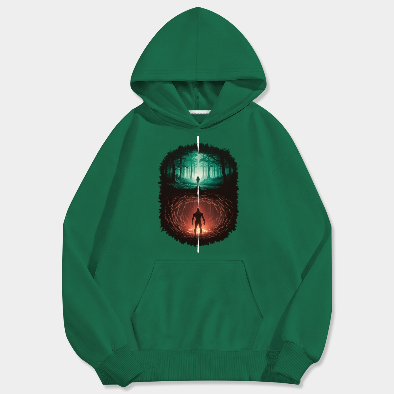 Stranger Things Parallel Worlds Men's Big & Tall Hoodie