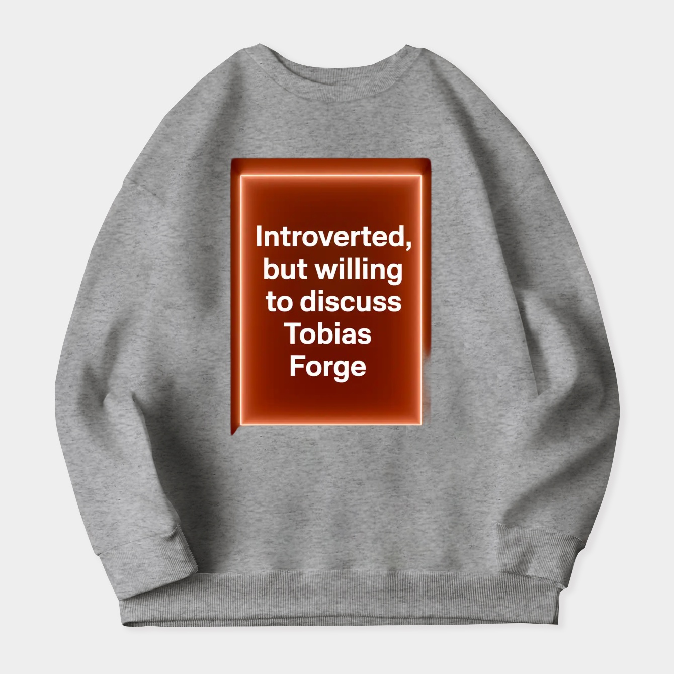 Introverted, but willing to discuss Tobias Forge