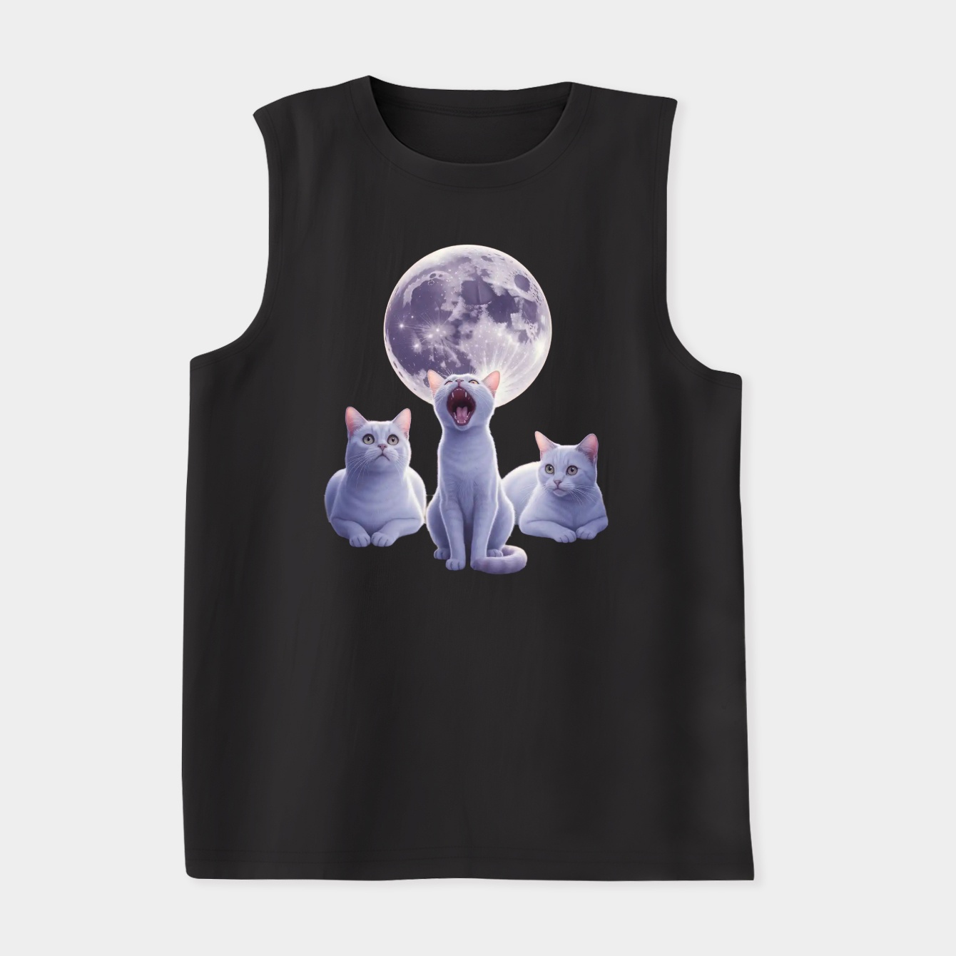 Triple Thurston Moon Cats!