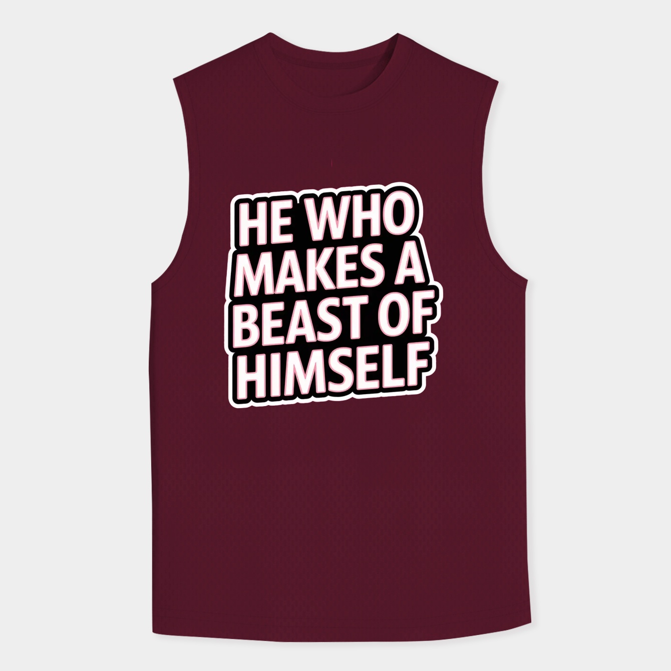 he who makes a beast of himself Popular Meme Speech colour