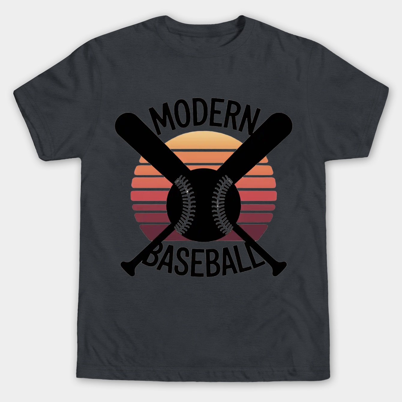 Modern Baseball Baseball Bats Men's Big & Tall T-shirt