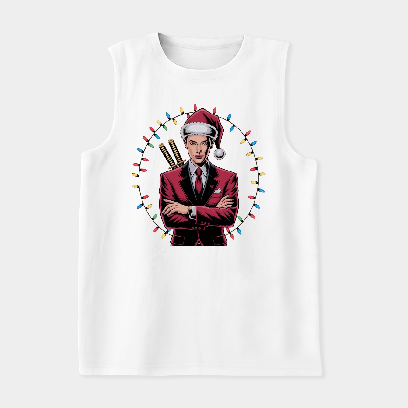 Christmas with Deadpool Women's Soft Tank Top