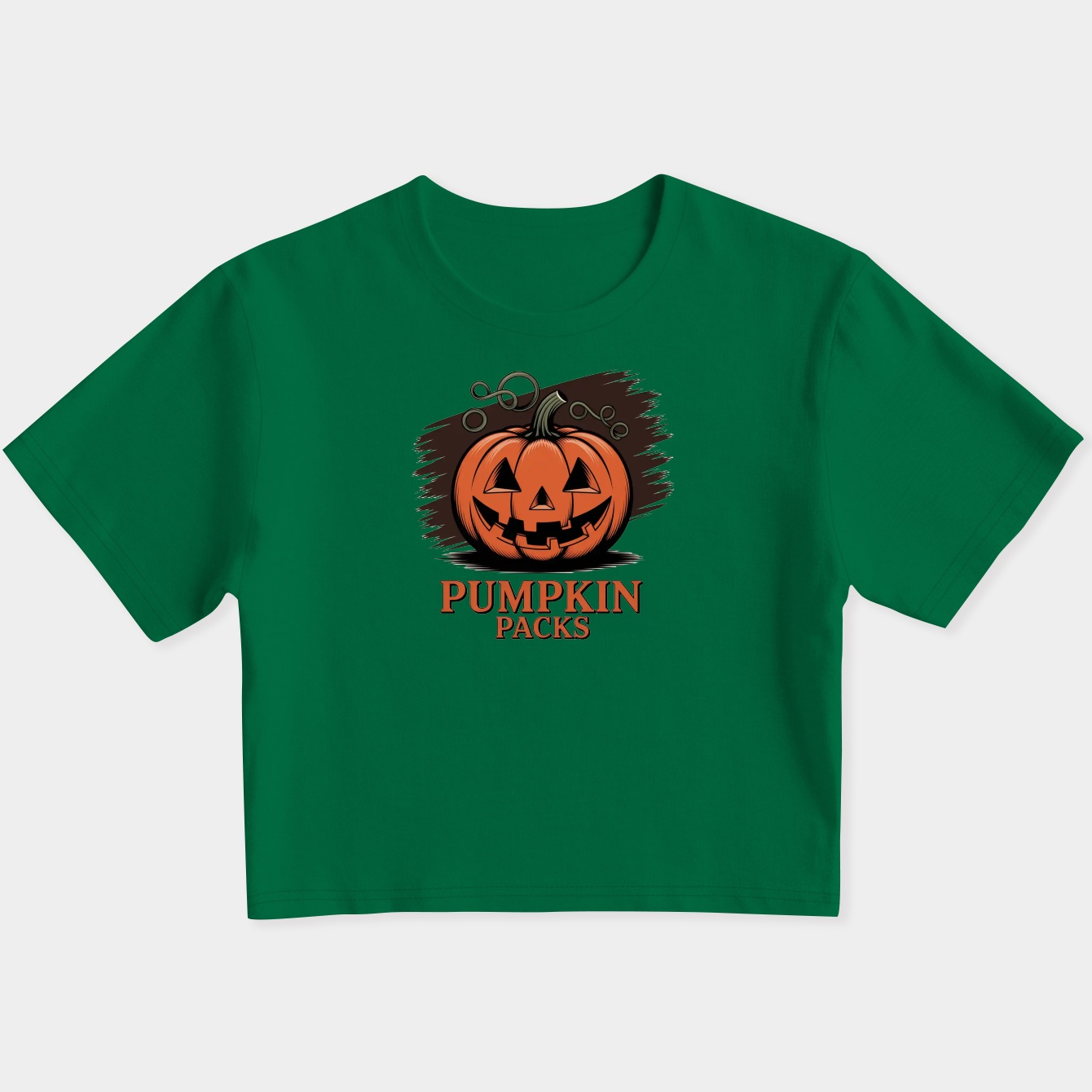 Vintage Pumpkin Patch Badge Women's Slim Fit Baby Tee