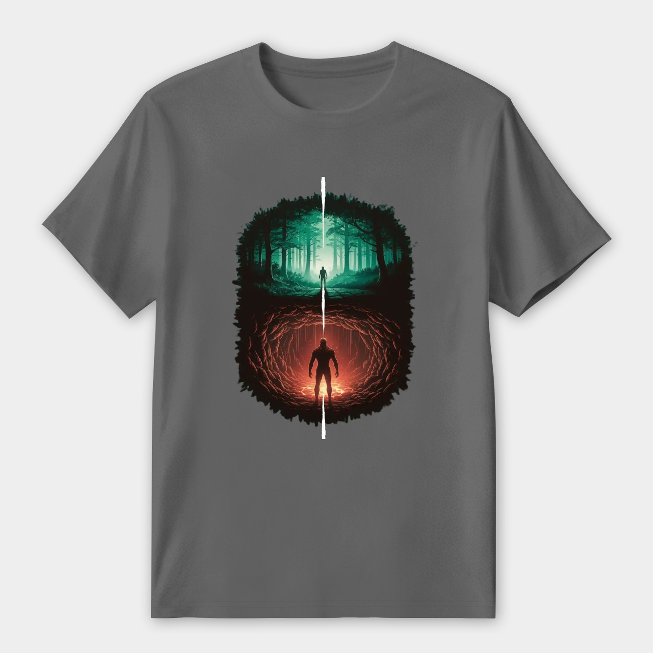 Stranger Things Parallel Worlds Women's Premium Soft T-Shirt