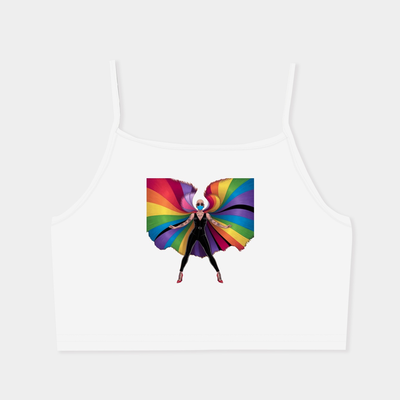 Pride During Pandemic Women's  Spaghetti Strap Tank Top