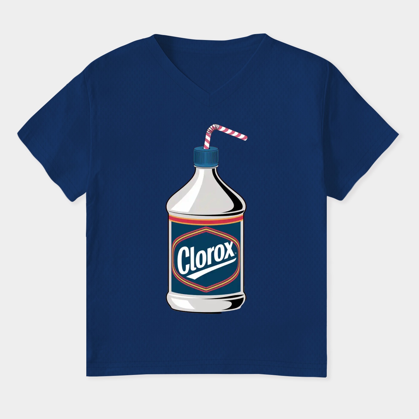 Clorox-Cola Women's Plus Size V-Neck T-Shirt
