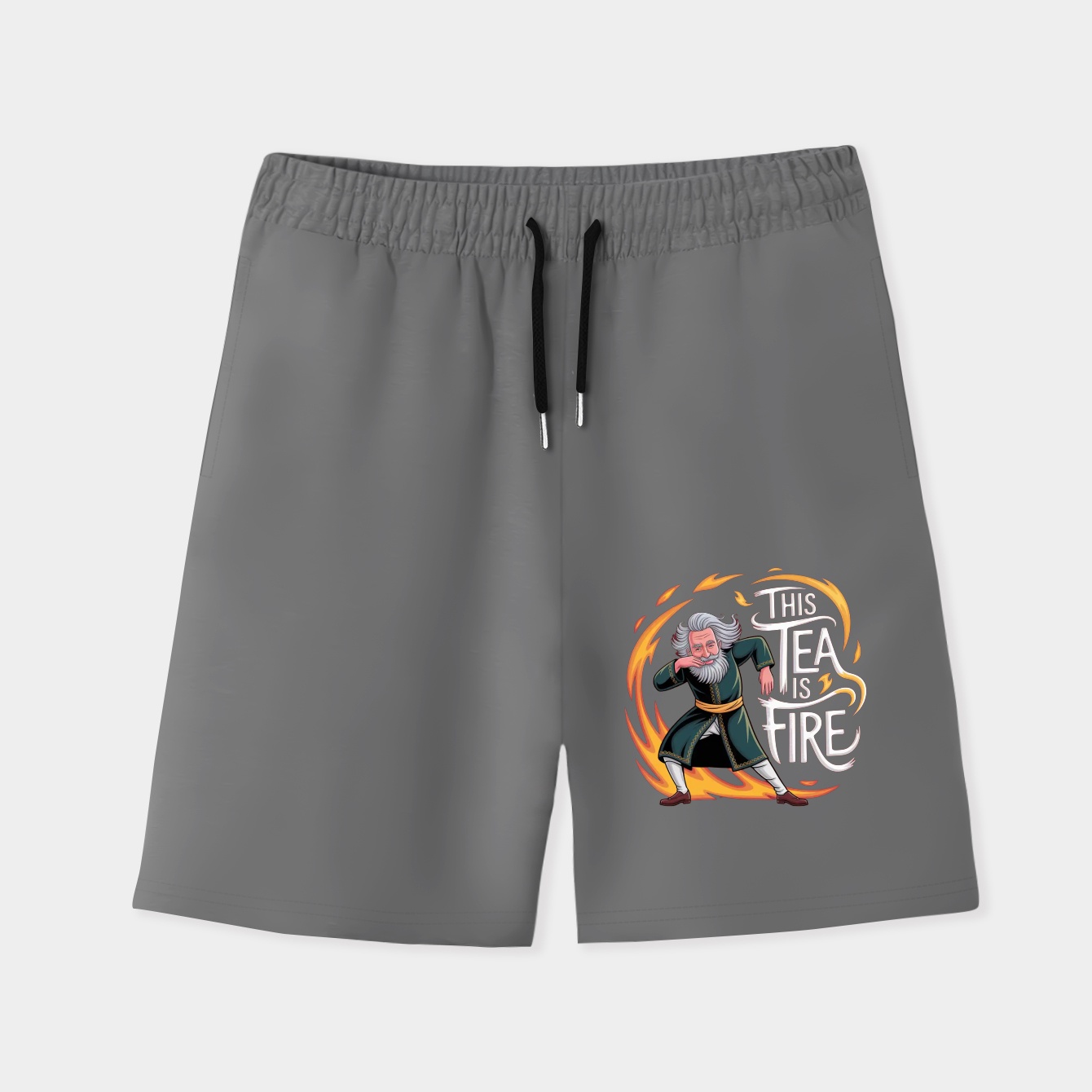 This Tea Is Fire Men's Quick-Dry Athletic Shorts