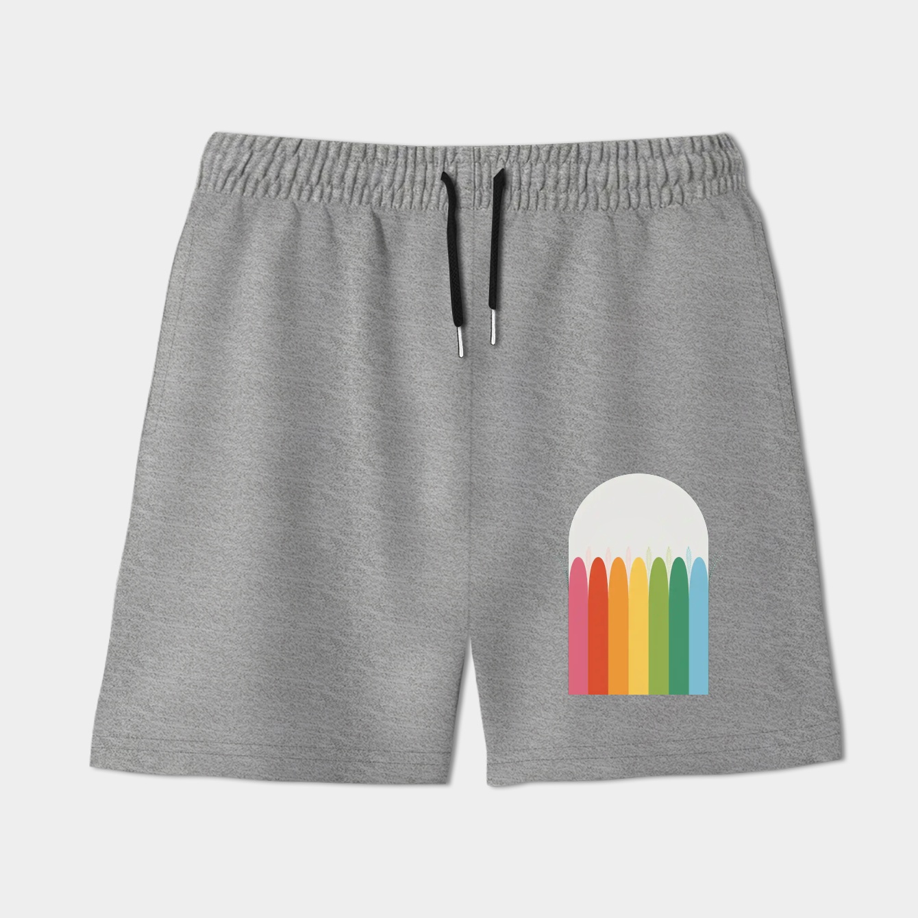 Cheer Bear Rainbow Emblem Men's Shorts