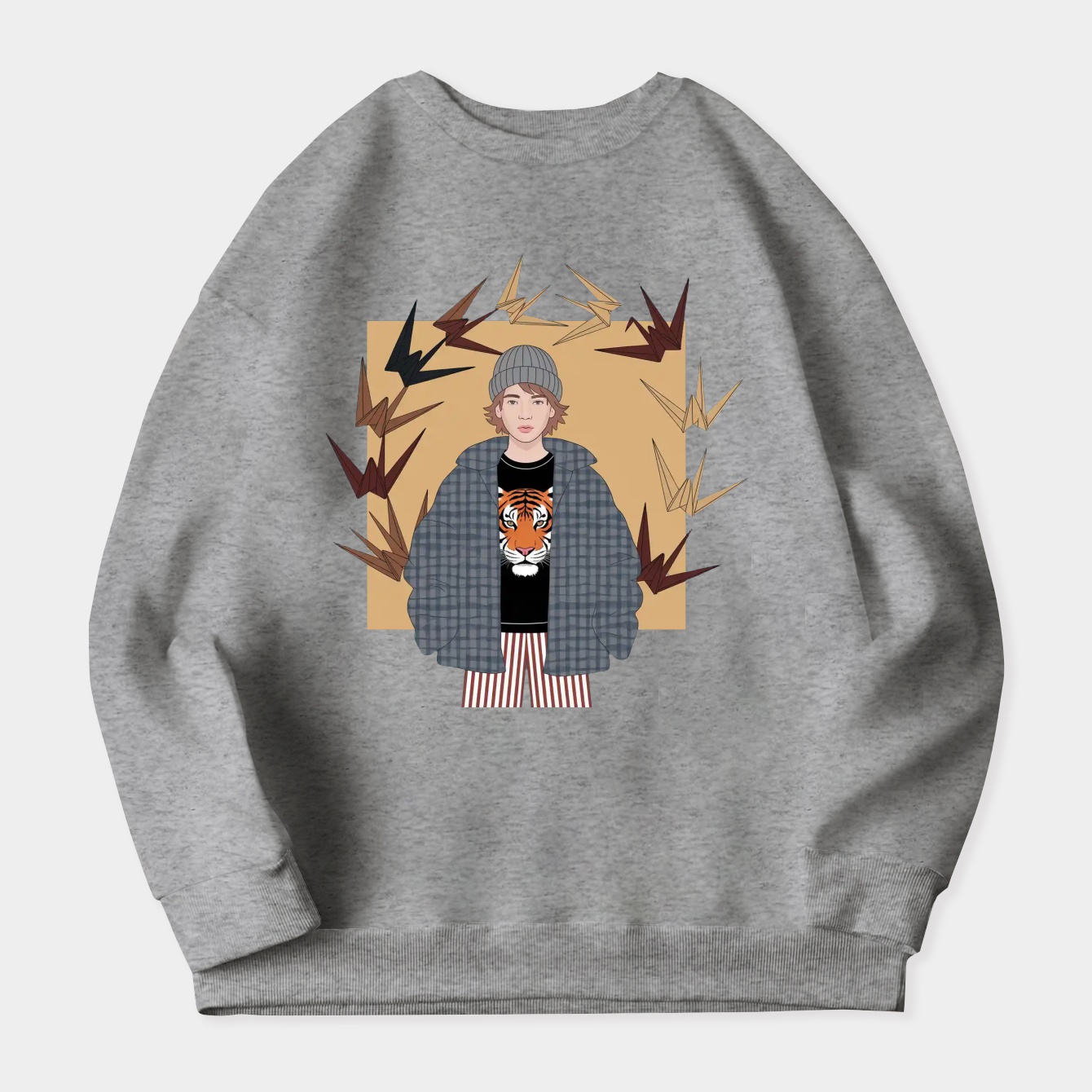 BTS V Origami Women's Plus Size Sweatshirt