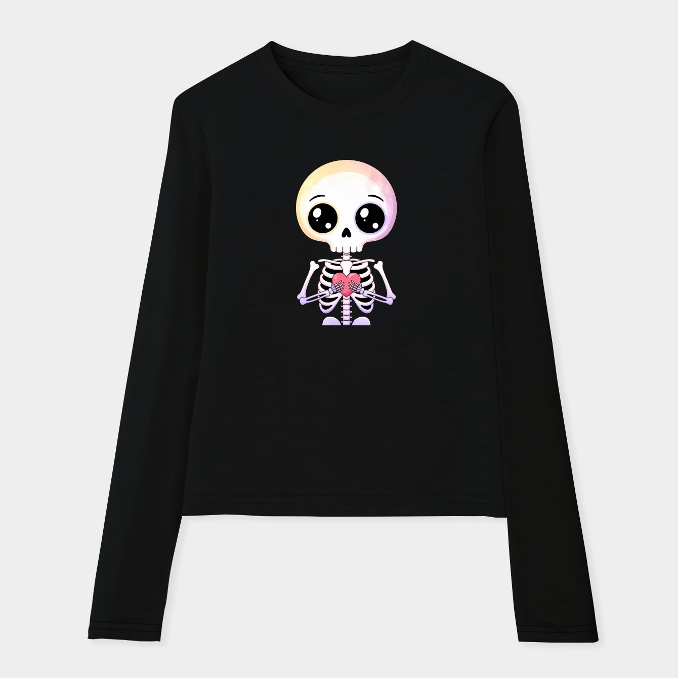 Heartfelt Tiny Tender Bones Women's Soft Long Sleeve T-Shirt