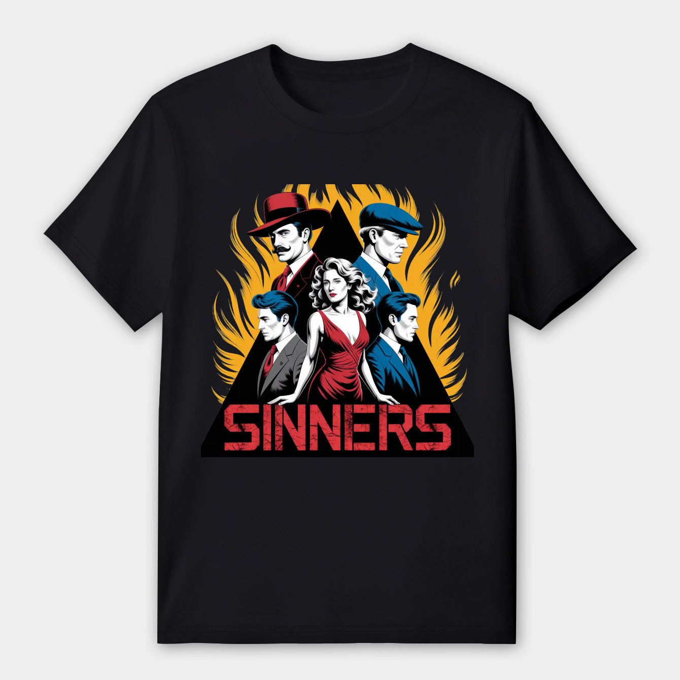 Sinners Character Collage Women's Premium Soft T-Shirt