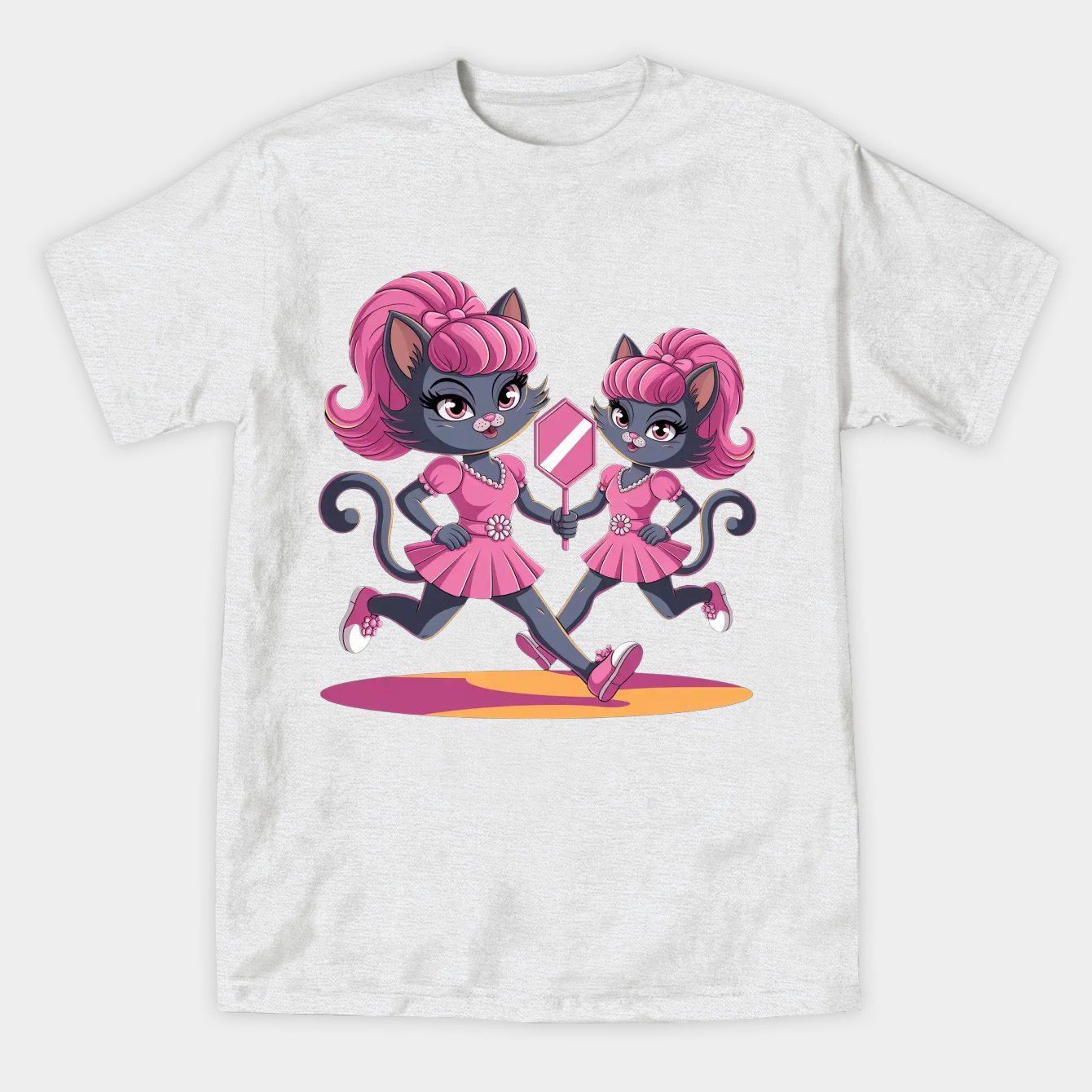 catties Women's Athletic Performance T-Shirt