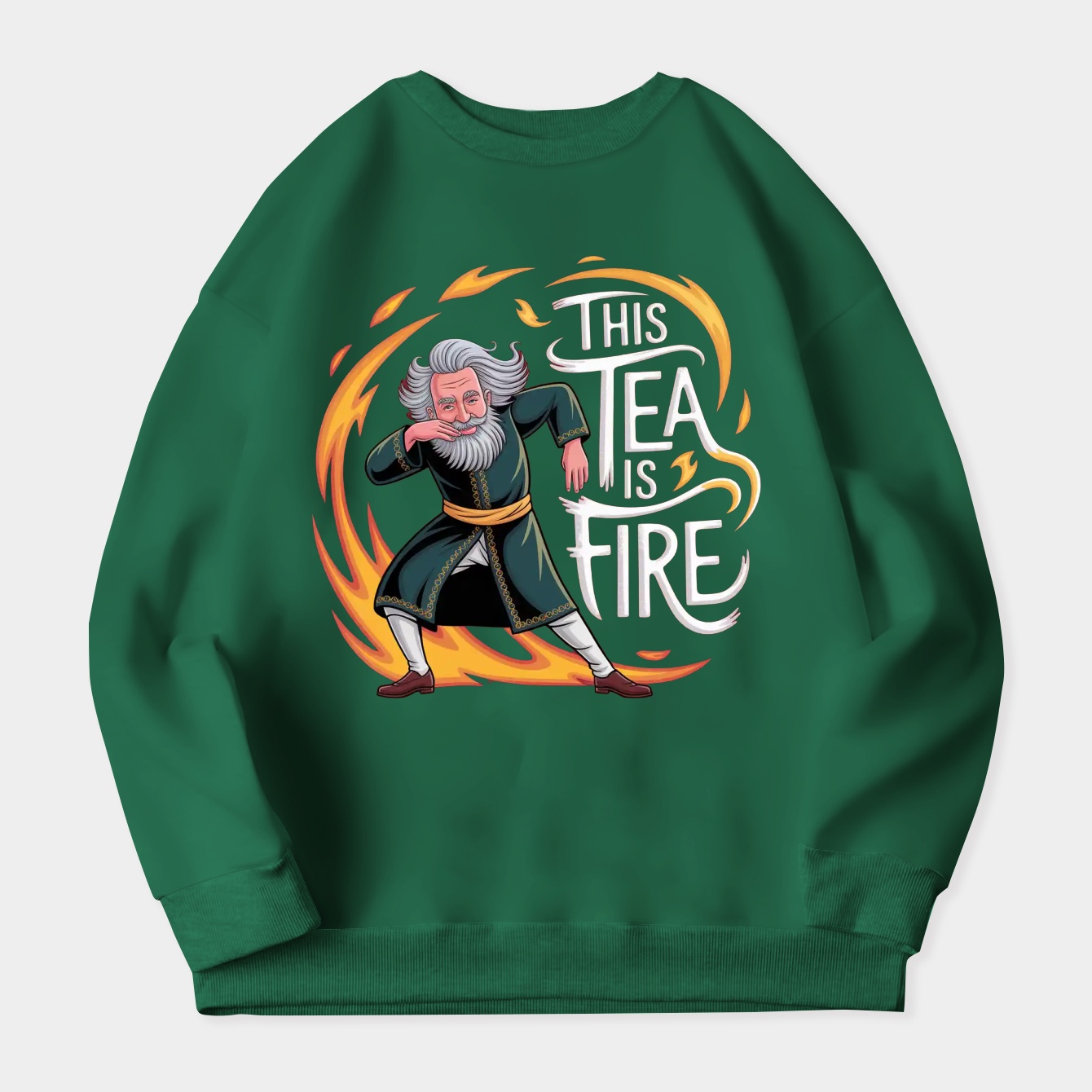 This Tea Is Fire Women's Plus Size Sweatshirt