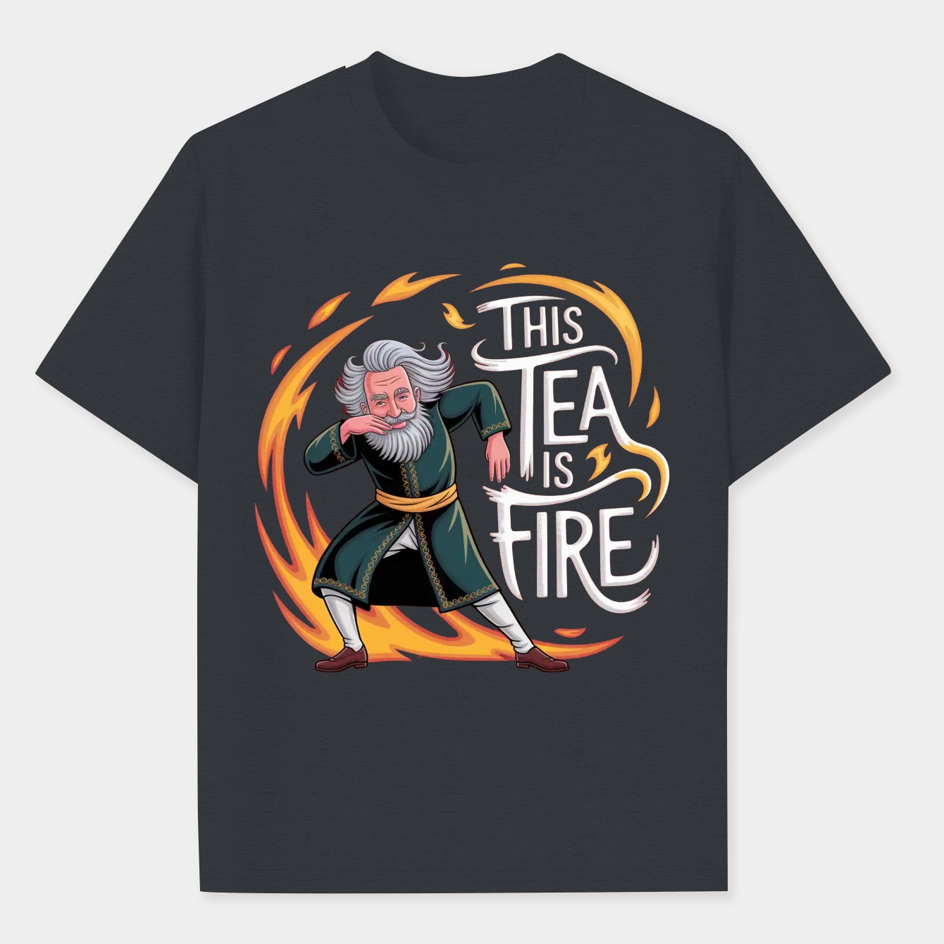 This Tea Is Fire Men's Performance Athletic T-Shirt