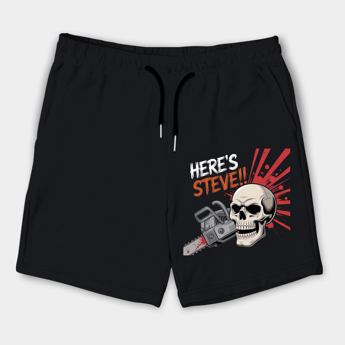 Here's STEVE!! Men's Shorts