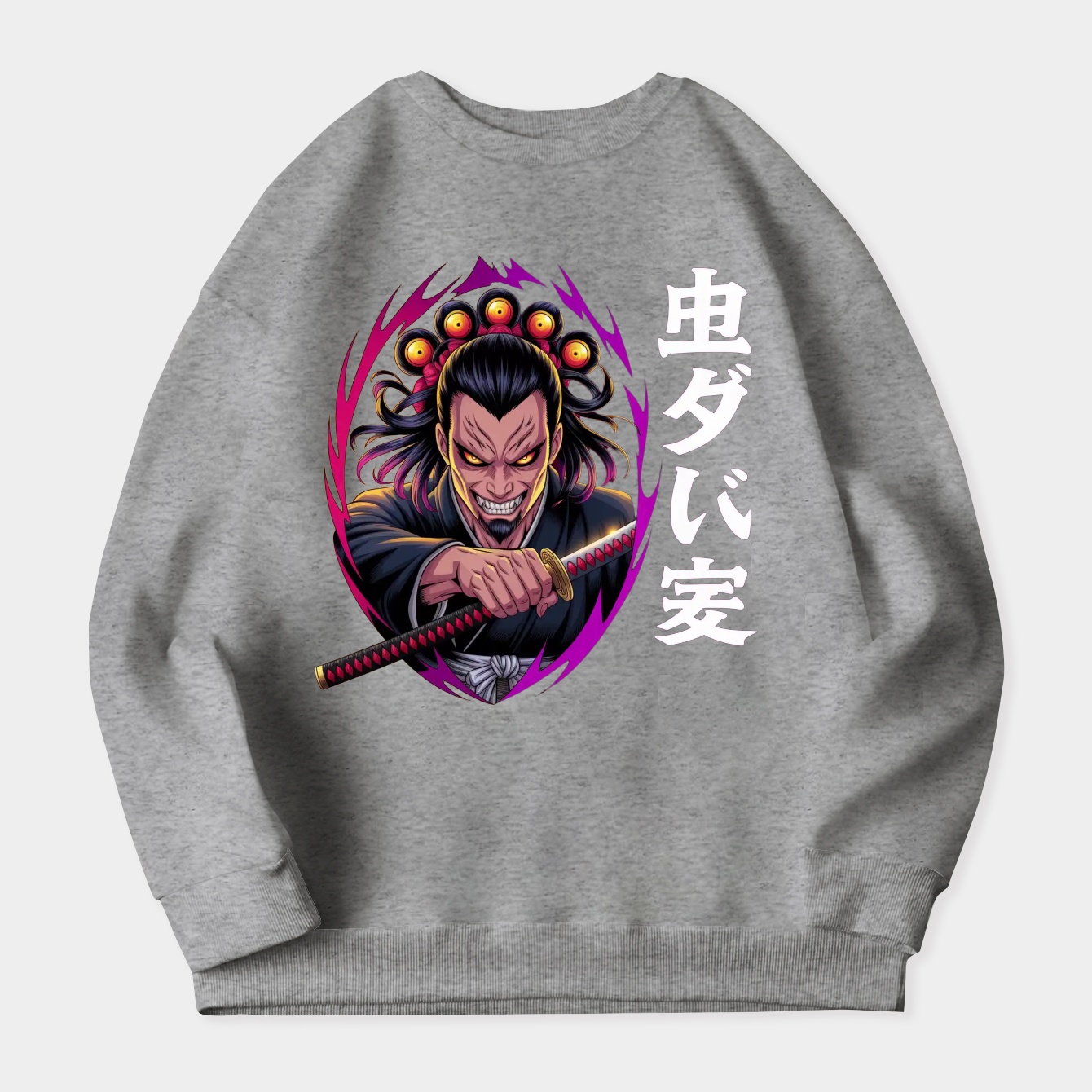 Kokushibo Upper Moon Demon Women's Crewneck Sweatshirt