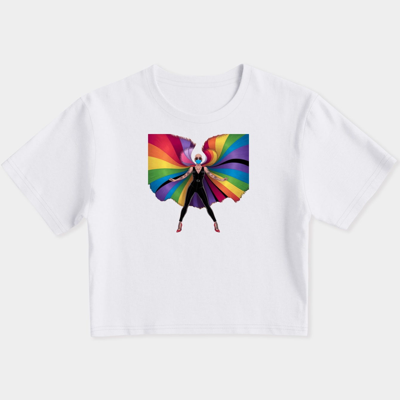 Pride During Pandemic Women's Slim Fit Baby Tee