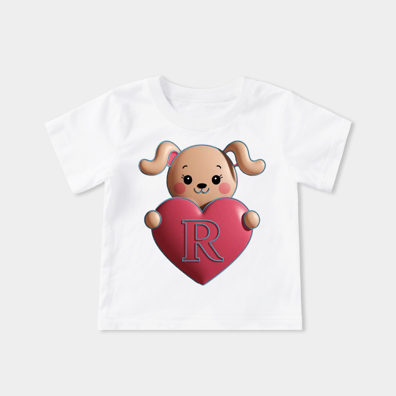 Cute Cinnamoroll Holding a Heart with Letter R Youth Classic T-Shirt
