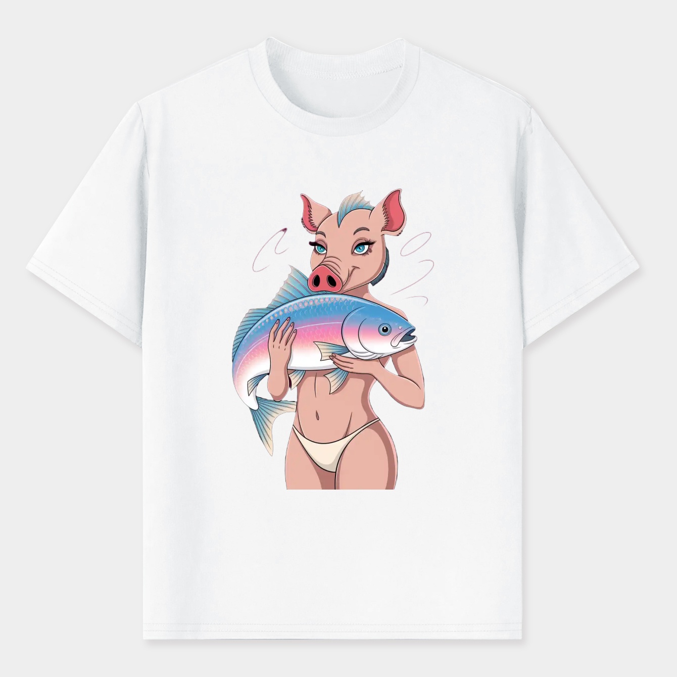 Inosuke Catch A Fish Men's T-Shirt