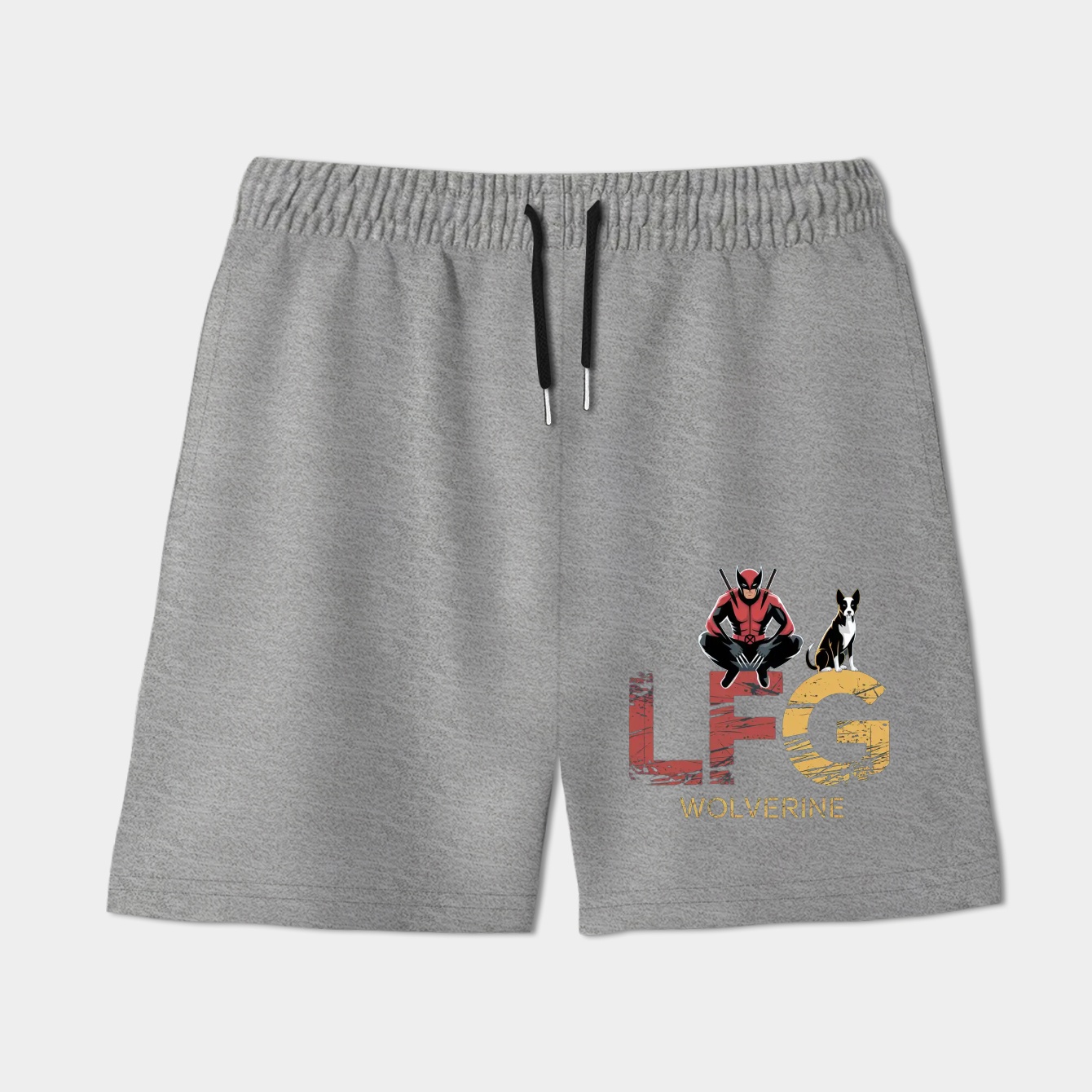 Deadpool & Wolverine LFG Sitting With Dogpool Men's Shorts