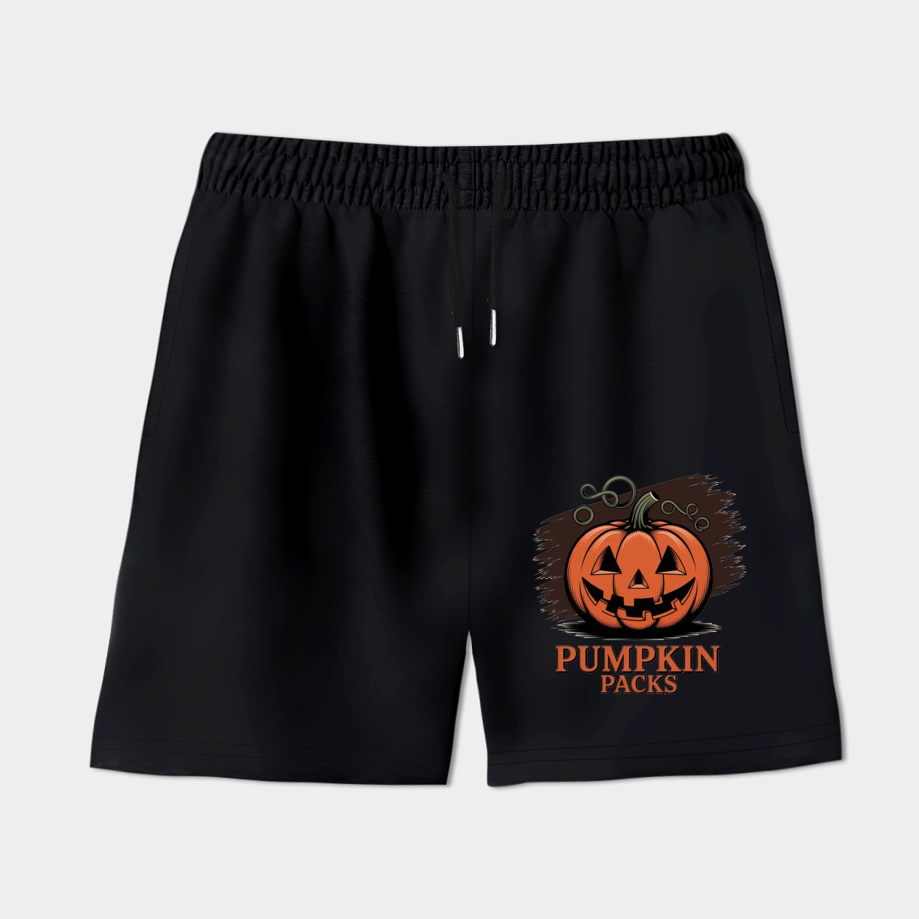 Vintage Pumpkin Patch Badge Women's Shorts
