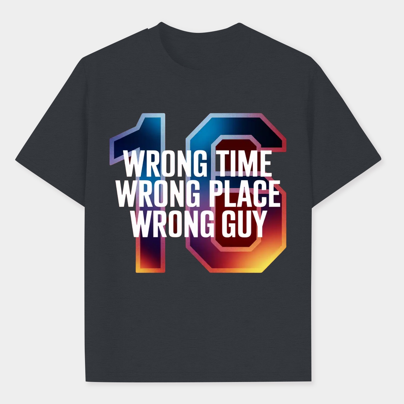 John Cena Wrong Time Wrong Place Men's Big & Tall T-shirt