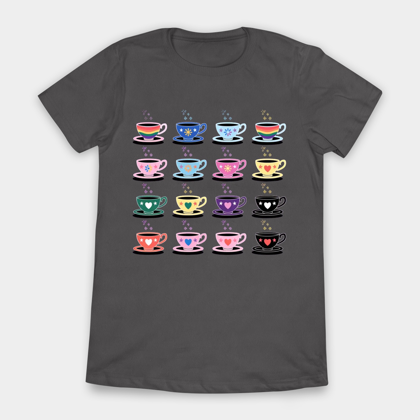 Pride Flag Teacup Collection Women's T-Shirt