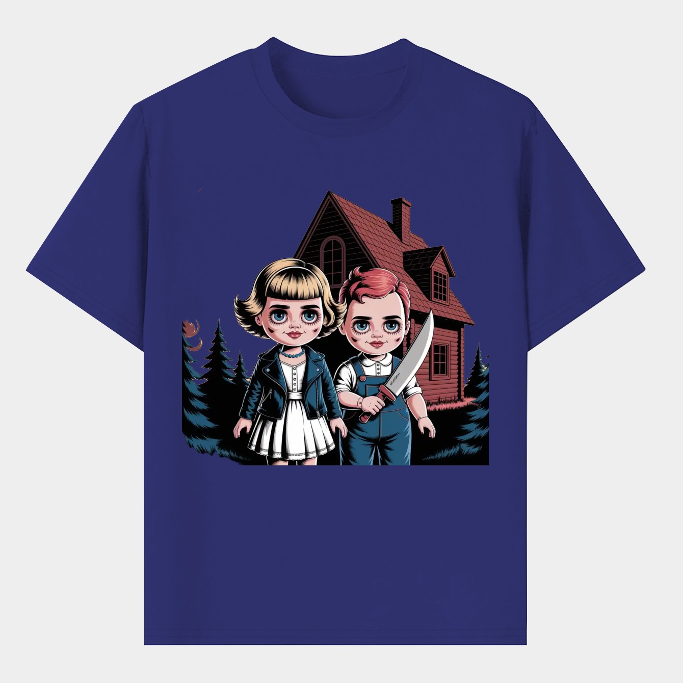 Smile with a Knife Men's T-Shirt