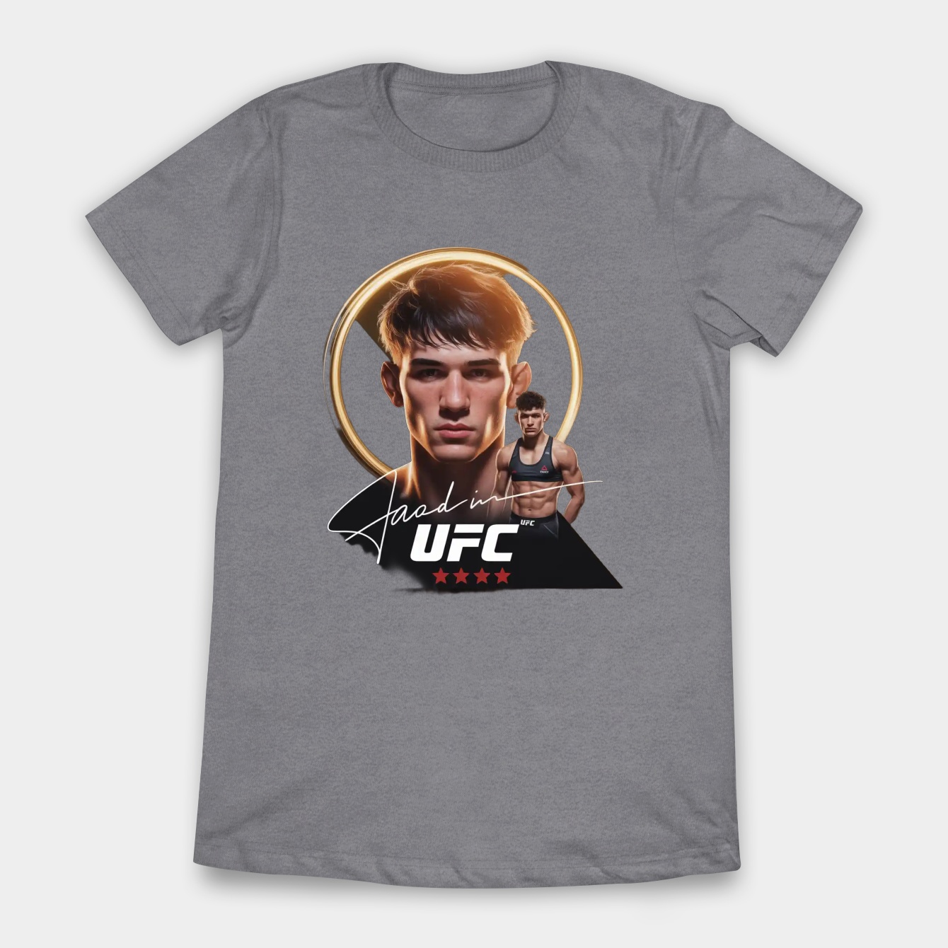 UFC Hasbulla Signature Double Sided Women's T-Shirt