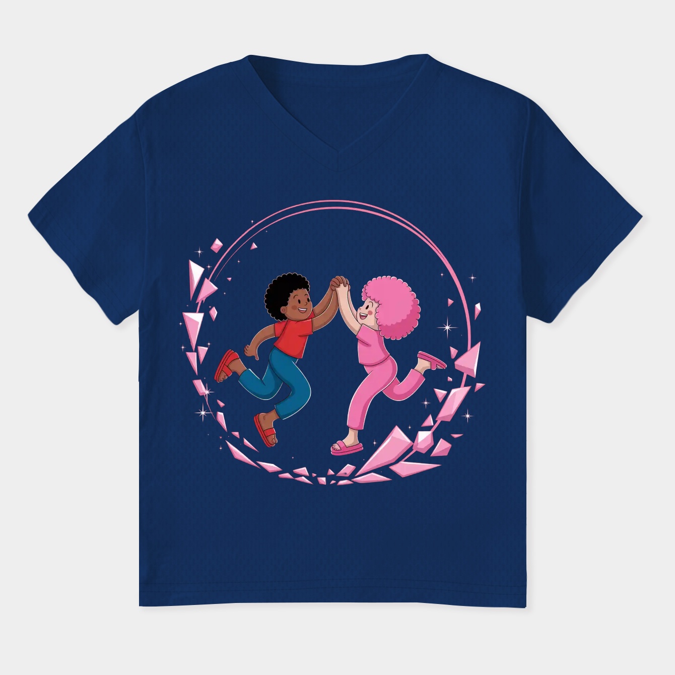 Change your Mind Women's Plus Size V-Neck T-Shirt