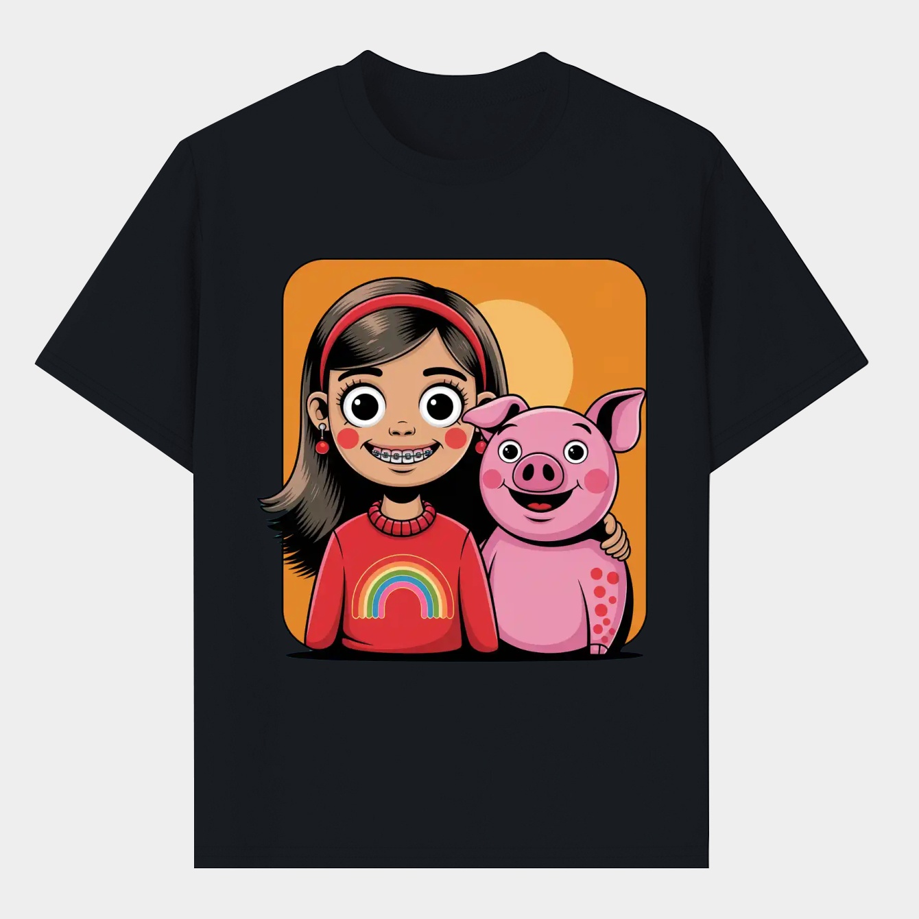 Gravity Falls Mabel & Waddles Men's T-Shirt