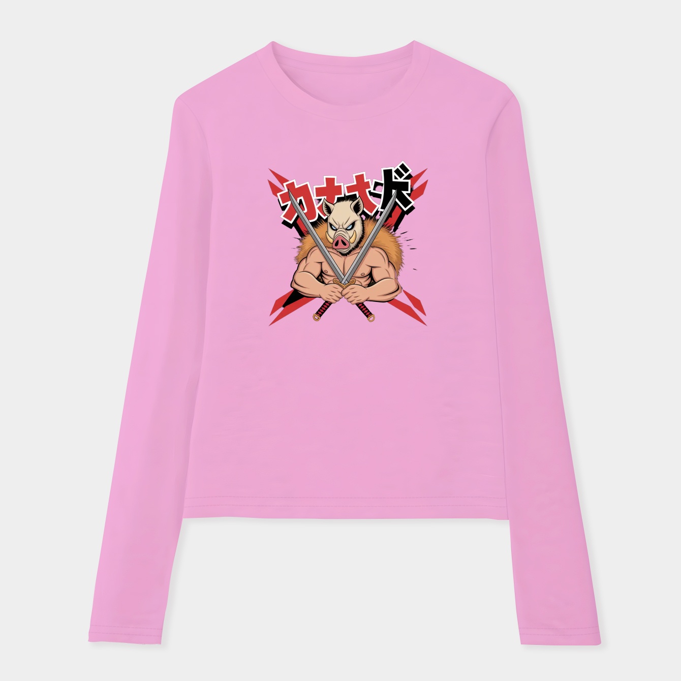 Zimmer Mann Demon Slayer Women's Soft Long Sleeve T-Shirt