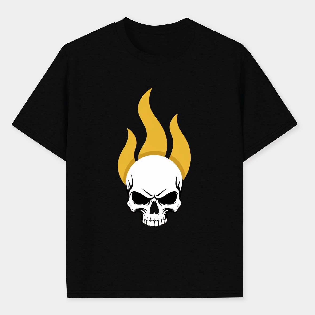 Ghost Rider Skull Flame Men's Performance Athletic T-Shirt