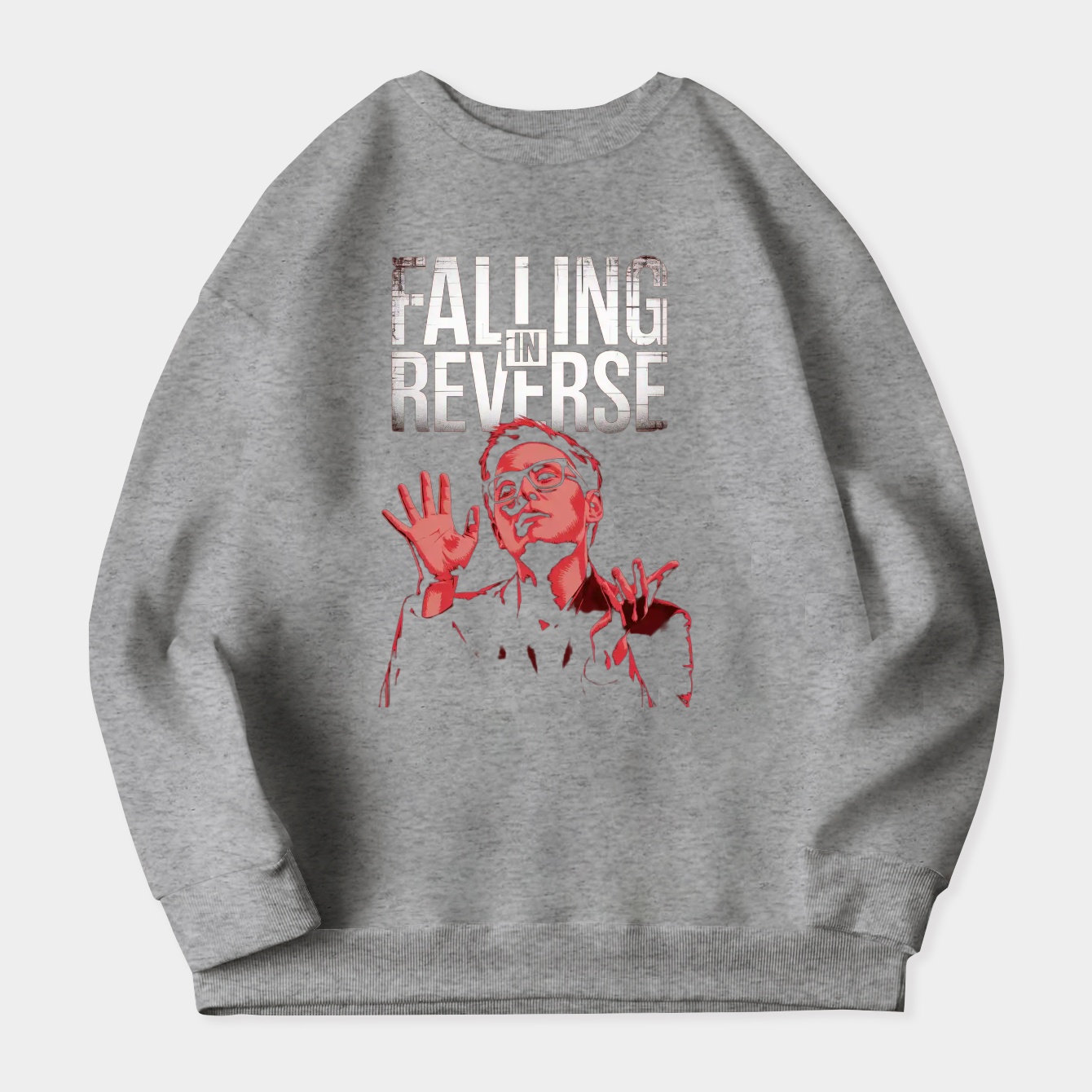 Flip the Script with Falling In Reverse Women's Plus Size Sweatshirt